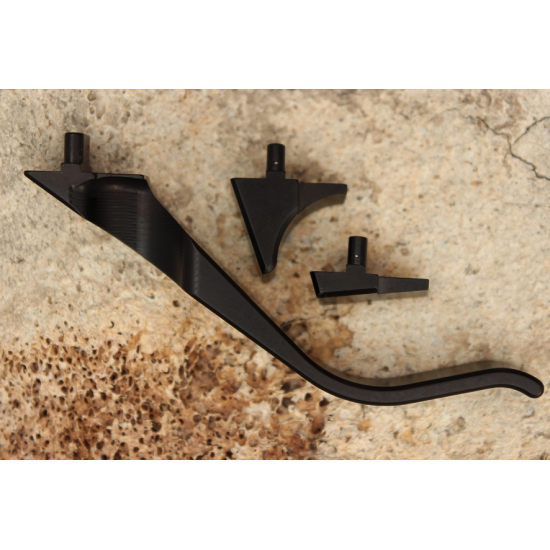 KIDD Interchangeable Low/Flat Sportsman Magazine Release Lever for KIDD Trigger Guards Black